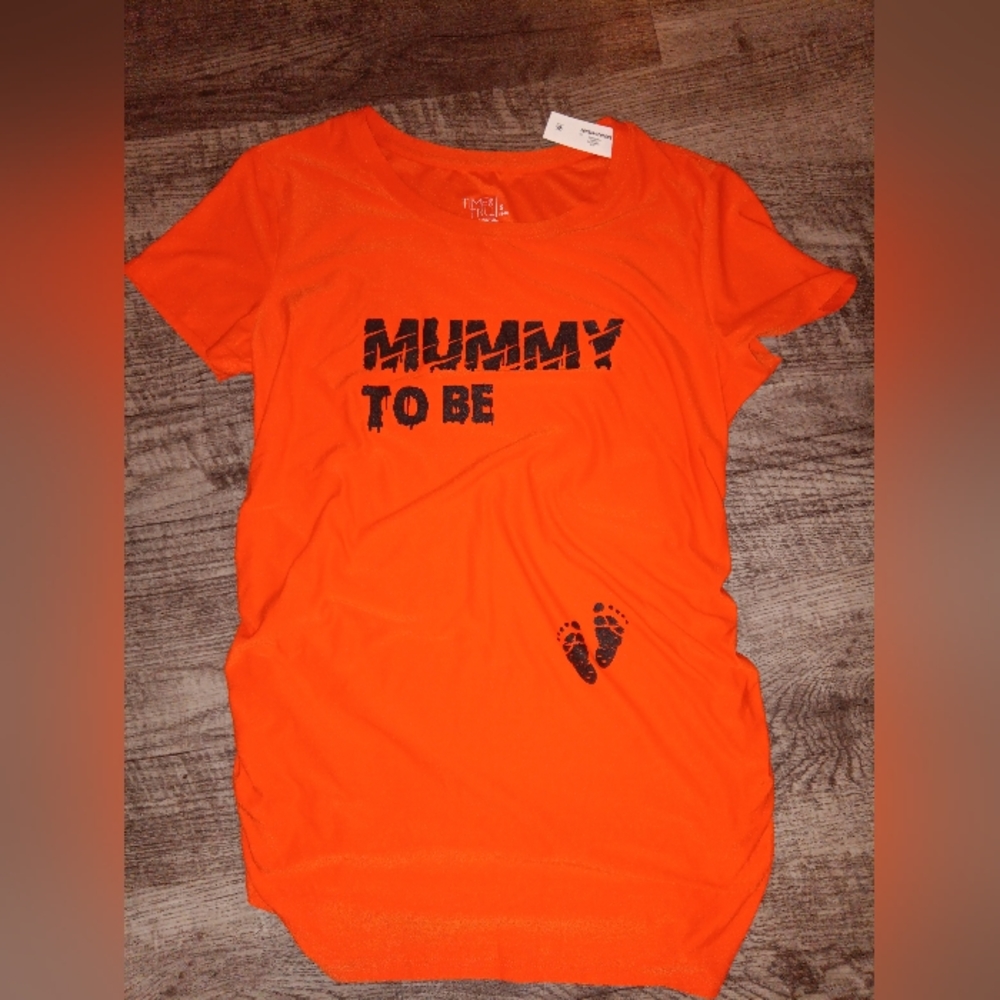 Maternity Halloween Mummy to be size small NWT